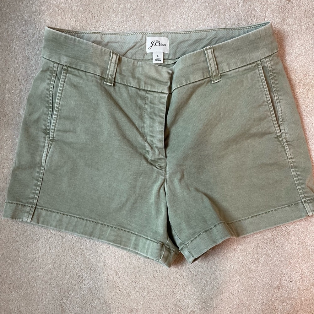 J. Crew chino shorts, size 4